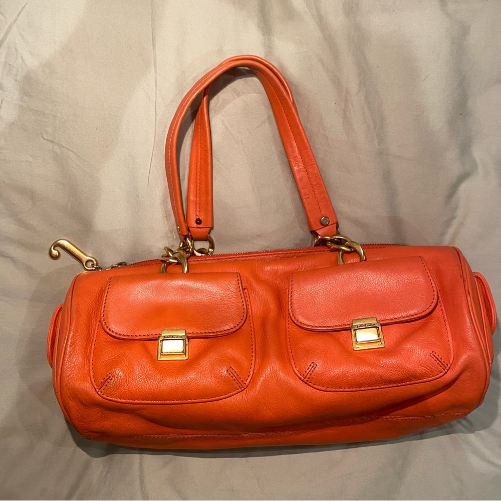 Jumbo Juicy Couture Leather Barrel Bag y2k vintage